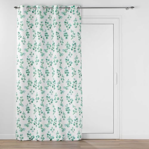 Douceur d'Intérieur, Curtain with eyelets (140 x 260 cm) Leandre, Printed Polyester