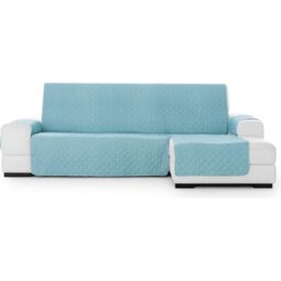 ECOMMERC3 - Chaiselong Mini Right Quilted and Non-Slip Sofa Cover ??? Turquoise Chaiselong Sofa Cover Full Protection, Comfort and Style in Adjustable and Washable Design
