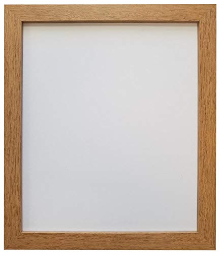 FRAMES BY POST H7 Picture Photo Frame with Anti Glare Plastic Glass Oak, 30 x 20 Inch, Plastic Glass, VB07NJ85BKR