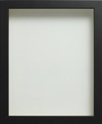 Frame Company Connolly Range Black Wooden Picture Photo Frame, 8x8 inch *Choice of Sizes* Fitted with Real Glass