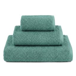 Ruggeri, 3 Piece Cotton Towel Set, Bath Hand Guest, Green