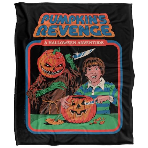 Steven Rhodes Pumpkins Revenge Silky Touch Super Soft Throw Blanket 152 X 127 Cm