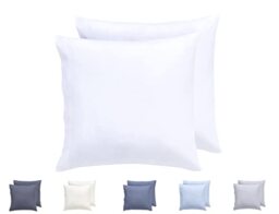 Todocama Set of 2 Extra Soft Hypoallergenic Microfibre Pillow Cases