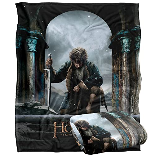 HOBBIT The Battle of The Five Armies Kneeling Sword Silky Touch Super Soft Throw Blanket 152 x 127 cm