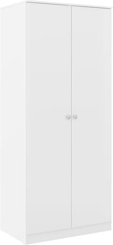 Seconique Denver 2 Door Wardrobe in White Gloss