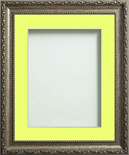 Frame Company Brompton Bronze 16x12 Photo Frame with Lemon Mount for 14x10