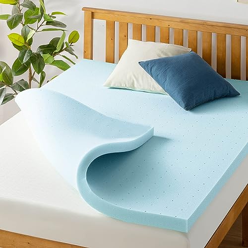 Best Price Mattress CertiPUR-US Certified, Polyester, Blue, Full