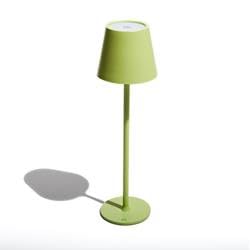 Muitomas, Table Lamp with Touch Control and Adjustable Light Intensity, Design Lamp for Bedside or Desk, USB-C Charging Cable, 1800 mAh Battery, Sage Green