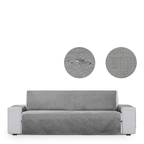 Eysa Genna Sofa Cover Practical Stain Resistant 2 Seater Grey