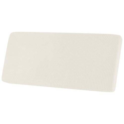 Hokway Couch Cushion Covers Stretch Cushion Covers Sofa Seat Cushion Slipcover Cushion Protector(CreamWhite, Large)