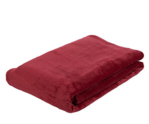 G??zze - Cosy Living Room Blanket/Throw, Memphis, Heavy Fabric Weight 300 g/m??, 180 x 220 cm - Red
