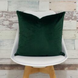 furn. Aurora Ribbed Velvet Feather Rich Filled Cushion