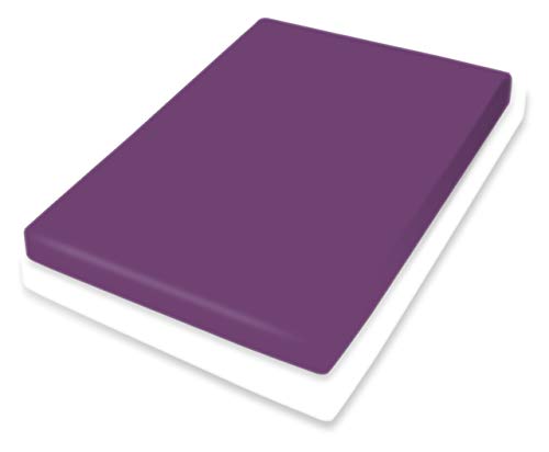 Bassetti Fitted Sheet, Cotton, Berry, 140 x 200 cm, 160 x 220 cm