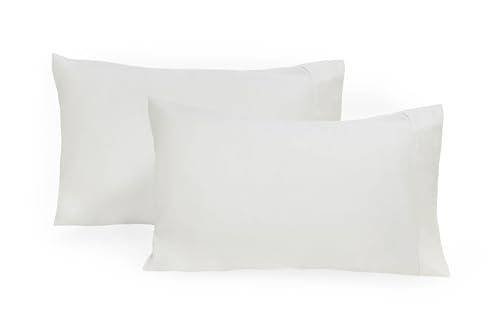 Organic Cotton White King Pillowcases