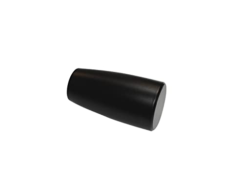 Gardinia 2 x Gala Chicago Series Curtain Pole End Pins Metal Matt Black Diameter 20 mm