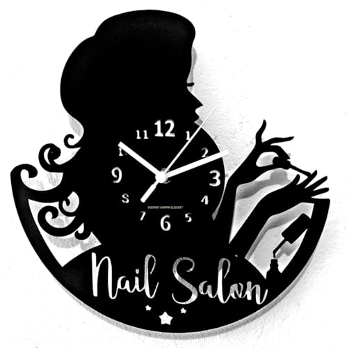 Instant Karma Clocks Wall Clock Nail Make Up Salon Beauty Beautician Shop Manicure Nail Polish