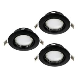 Eglo Set of 3 LED recessed Spotlight Set Peneto