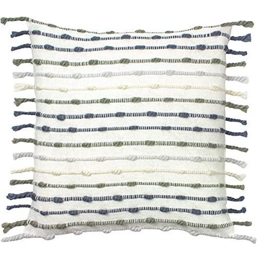 furn. Dhadit Cushion Cover, Cotton, Polyester, Natural/Grey