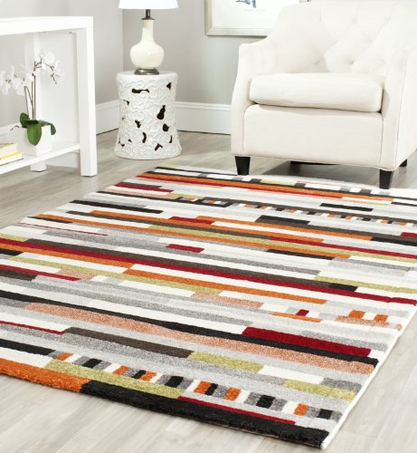 Safavieh Modern Indoor Woven Rectangle Area Rug, Porcello Collection, PRL3721, in Ivory, 244 X 340 cm for Living Room, Bedroom or Any Indoor Space