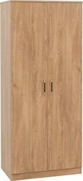 Seconique Dakota 2 Door Wardrobe in Oak