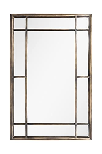 Aston & Wold by La Hacienda Milano Indoor & Outdoor Mirror, 55910, Large, Gold, Bronze