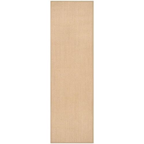 Safavieh Natural Fiber Rug for Living Room, Dining Room, Bedroom - Natural Fiber Collection, Short Pile, in Natural, 183 X 183 cm