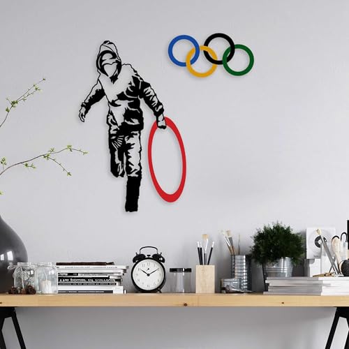 Stylish Decorative Metal Wall Accessory, 62 x 61 cm, 100% Metal (1.5 mm), Easy Wall Mounting, Perfect for Home Decor and Modern Spaces