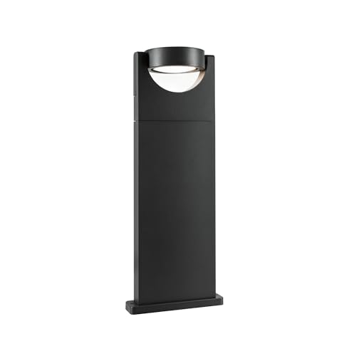 Paulmann 94407 Swivea LED outdoor luminaire bollard light with 360° gimbal-mounted light head IP44 incl. 1x8 watt outdoor lamp 3000 K