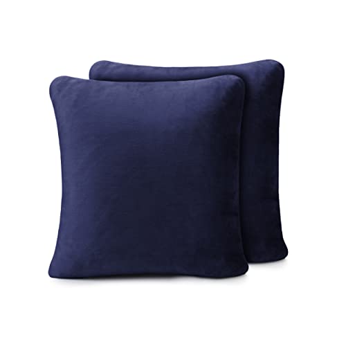 Amago - Cushion Cover Set of 2, Cashmere Feeling, 50 x 50 cm - Navy