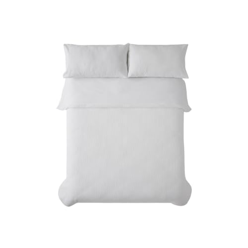 Alexandra House Living White Duvet Cover 260 x 240 cm