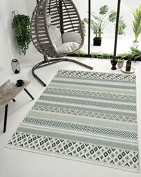 Mia's Teppiche Martina In- and Outdoor Rug green - design 2-80x150 cm