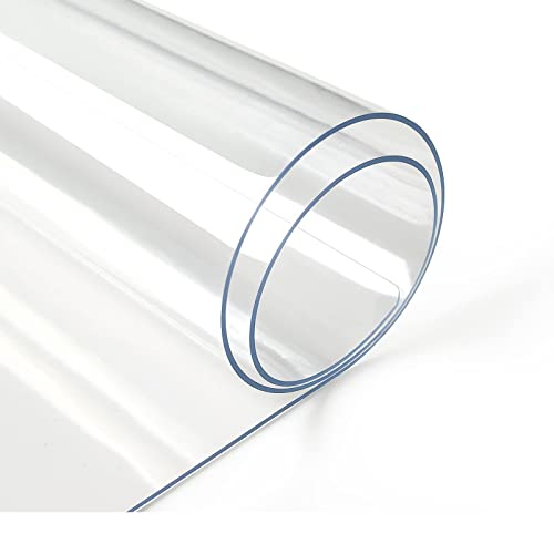 Deep Dream 1.5mm Clear Desk Cover Protector, 16??30 Inch Clear Table Protector, Rectangular Vinyl Desk Pad, PVC Plastic Table Cover for Office, Dresser, Night Stand, Computer & Writing Desk Tabletop