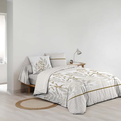Douceur d'Intérieur, Raoni 6-Piece Bedding Set (260 x 240 cm) 100% Cotton