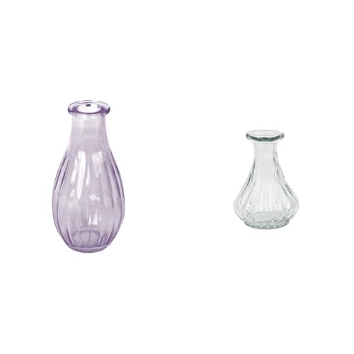 Talking Tables Lilac Glass Bud Vase for flowers, s & Talking Tables Souk - Vaso per boccioli in vetro r Table Decor Bundle