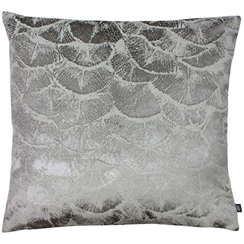 Ashley Wilde Jaden Feather Filled Cushion, Polyester, Cotton, Flint/Steel