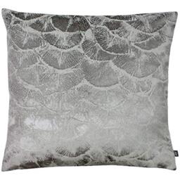Ashley Wilde Jaden Feather Filled Cushion, Polyester, Cotton, Flint/Steel