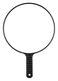 BIFULL LOHR Hand Round Mirror 260MM, Black/White, Estandar