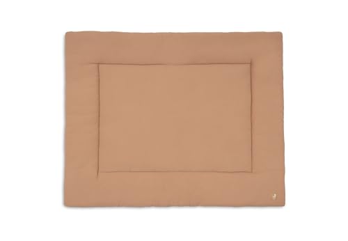 Jollein Playpen Mat - Little Waffle - 75x95cm - Light Terra/Sand - Playpen Insert - 95% Cotton 5% Elastane - OEKO-TEX Certified - Soft & Comfortable - Baby Play Mat