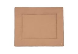 Jollein Playpen Mat - Little Waffle - 75x95cm - Light Terra/Sand - Playpen Insert - 95% Cotton 5% Elastane - OEKO-TEX Certified - Soft & Comfortable - Baby Play Mat
