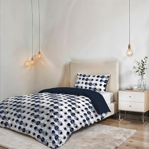 Italian Bed Linen Sogni e Capricci Fantasy Duvet Cover (Made in Italy), Microfiber, Optical, single