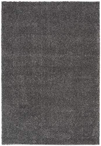 Safavieh Shag Rug for Living Room, Dining Room, Bedroom - August Shag Collection, Short Pile, in Grey, 61 X 91 cm