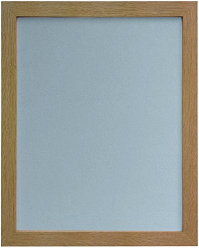 FRAMES BY POST 25mm wide H7 Oak Picture Photo Frame with Blue Backing Board A4