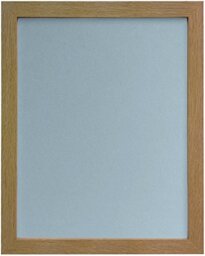 FRAMES BY POST 25mm wide H7 Oak Picture Photo Frame with Blue Backing Board A4