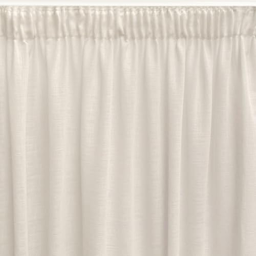 Alexandra House Living Curtain Jade Natural 200 x 270 x 1 cm Translucent