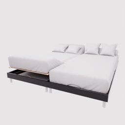 Soleil d'ocre, TPR Fitted Sheet 57 Thread Count Cotton 2 x 70 x 190 cm Plain White