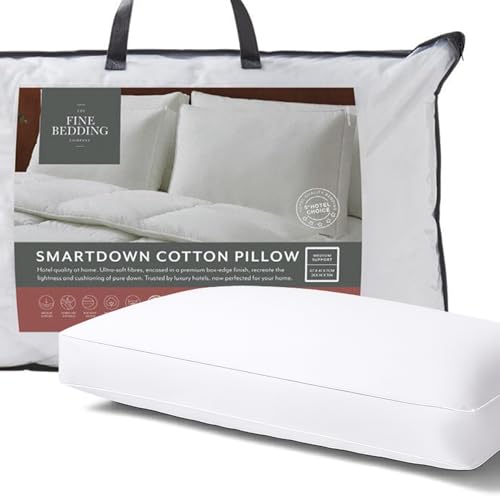 The Fine Bedding Company SmartDown Cotton Pillow - (1 Pack)