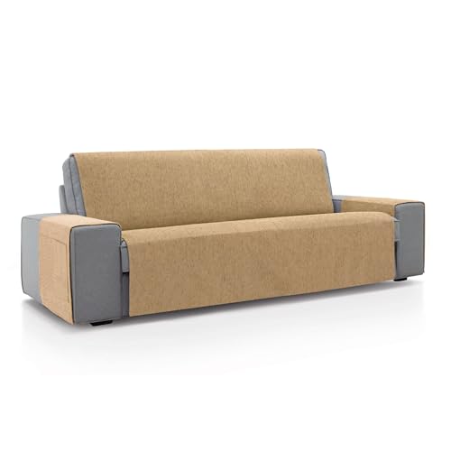 ECOMMERC3 - Sofa Cover Size 4 Seater 190x220 cm - Soft Touch Golden Sofa Cover 100% Made in Spain