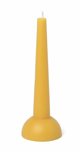 Paddywax Totem Candles Unscented Colourful Pillar Candle, 133 g, Kirby (Yellow)