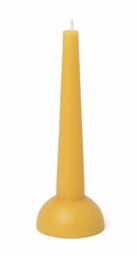 Paddywax Totem Candles Unscented Colourful Pillar Candle, 133 g, Kirby (Yellow)