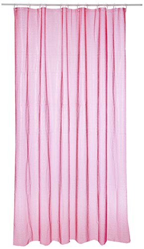 Spirella Frozen Pink Plastic Curtain 180 x 200 1209248, White, Standard